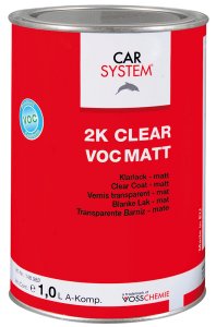 Car System 2K Clear VOC Matt 1,5 ltr. set