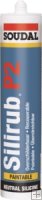 Soudal Silirub P2 RAL 9010 koker 310ml.