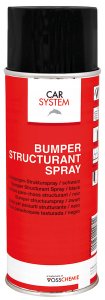 Car System Bumperstructuurspray zwart 400ml.