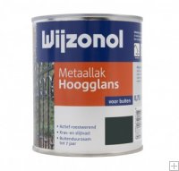 Wijzonol Metaallak Hoogglans 750ml.