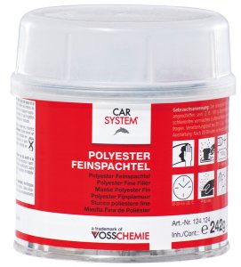 Car System Polyester Fijnplamuur wit 250 gr.