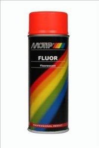 Motip fluor rood-oranje 400ml. spuitbus 04020