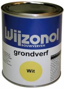 Wijzonol Grondverf Wit 1ltr.