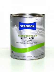 Standocryl 2K Ralley Zwart Mat 1ltr.