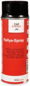 Car System Rallye Zwart Hoogglans 500ml. spuitbus