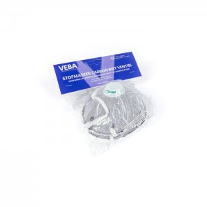 Veba Stofmasker Carbon met ventiel (2 st.)