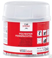 Car System Polyester Fijnplamuur wit 1 kg.